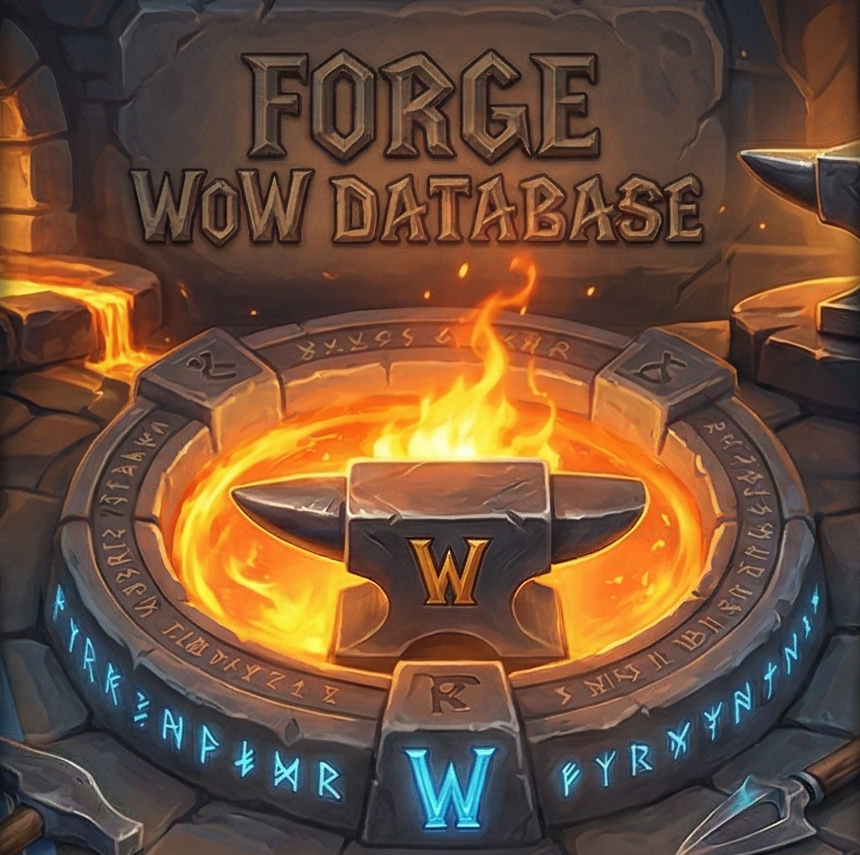Forge WoW Database - World of Warcraft item database hero